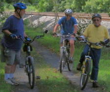 biking, bethlemem pa, David McRitchie, Marty Keating and George Martinelli 